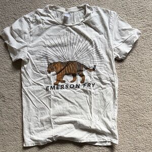 Emerson Fry Tiger Tee - Cream